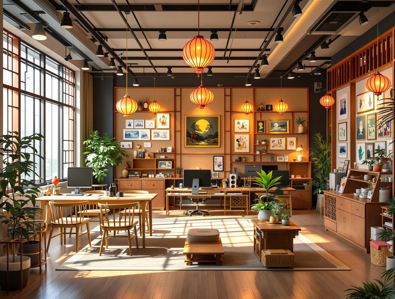 短剧库在线工作室 短剧库在线品牌故事 - 动画工作室温馨场景